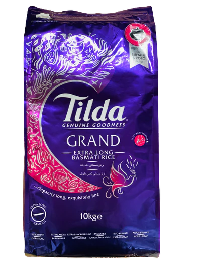 TILDA GRAND EX LONG BASMATI RICE (PURPLE) 10 KG